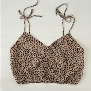 Abercrombie & Fitch Leopard Print Crop Top